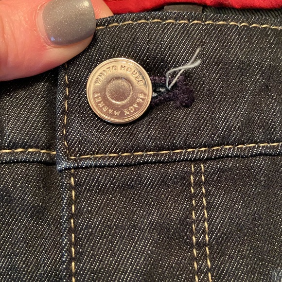 NWT WHBM Straight Leg Dark Denim Jeans - Picture 6 of 8